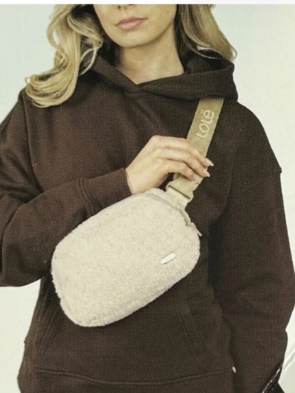 Lole Tan Fleece Belt Bag - Picture 2 of 10